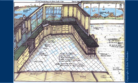 Color Perspective Drawing